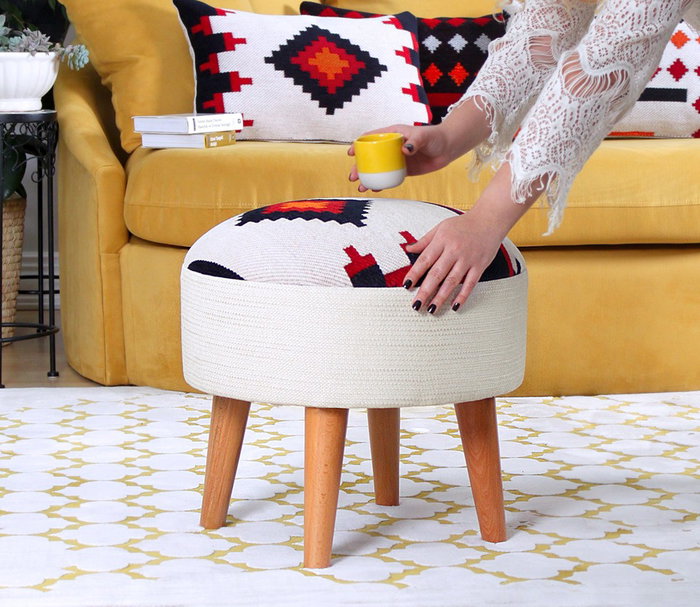 Atelier Del Sofa Puf Bohemio Multicolor